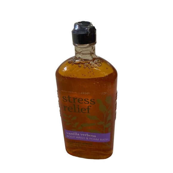 Stress Relief Vanilla Verbena Body Wash & Foam Bath 10 Fl Oz Aromatherapy Essent - Picture 1 of 4
